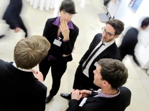 Delegates engaged in Negotiations